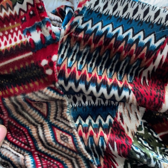 SUNDANCE Velvety Patchwork Print Maxi Silk Blend Dress Size 16 - Picture 15 of 15